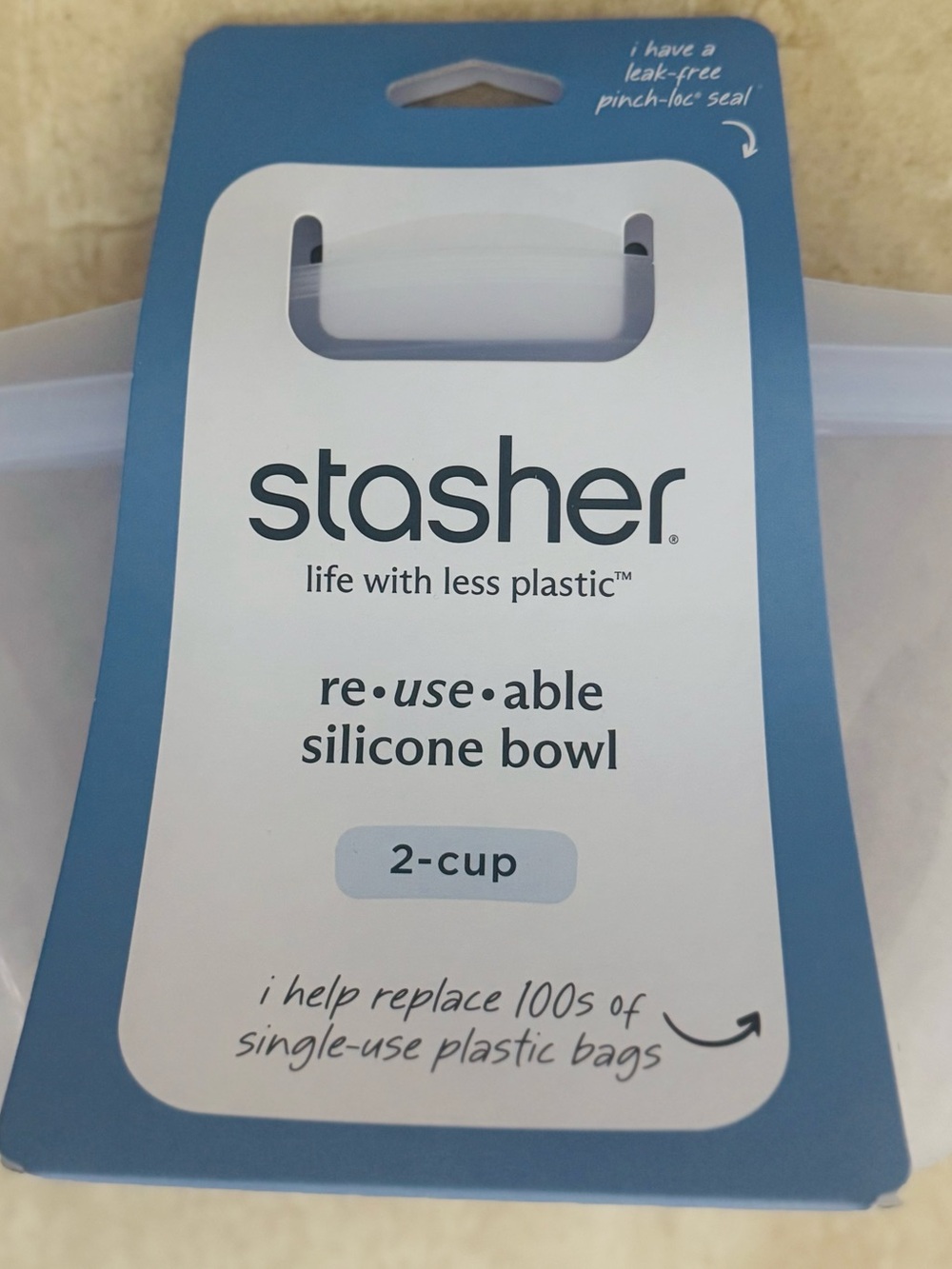Stasher™ Stand Up 1/2 Gallon, 2 Cup Bowl, 2 sandwich, 1 snack & 2 Pocket Size - Picture 4 of 8